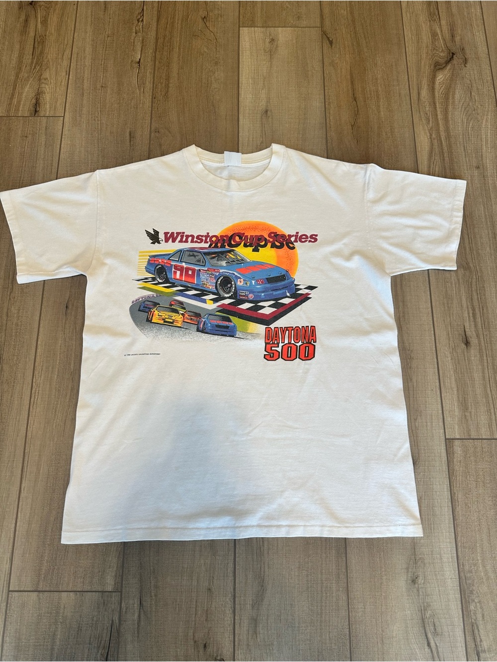 Vintage Winston Cup Series Daytona 500 Graphic Tee - White